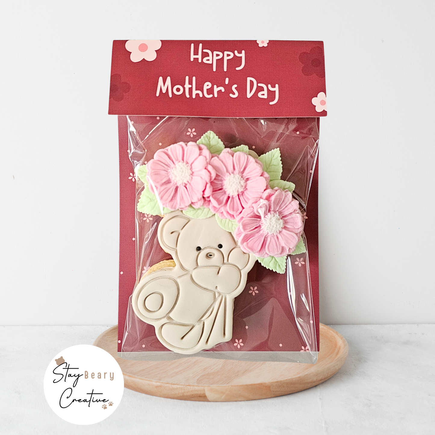 [Food Safe] Happy Mother's Day  - Double Sided Designs - Folded Bag Toppers - 25 Pack
