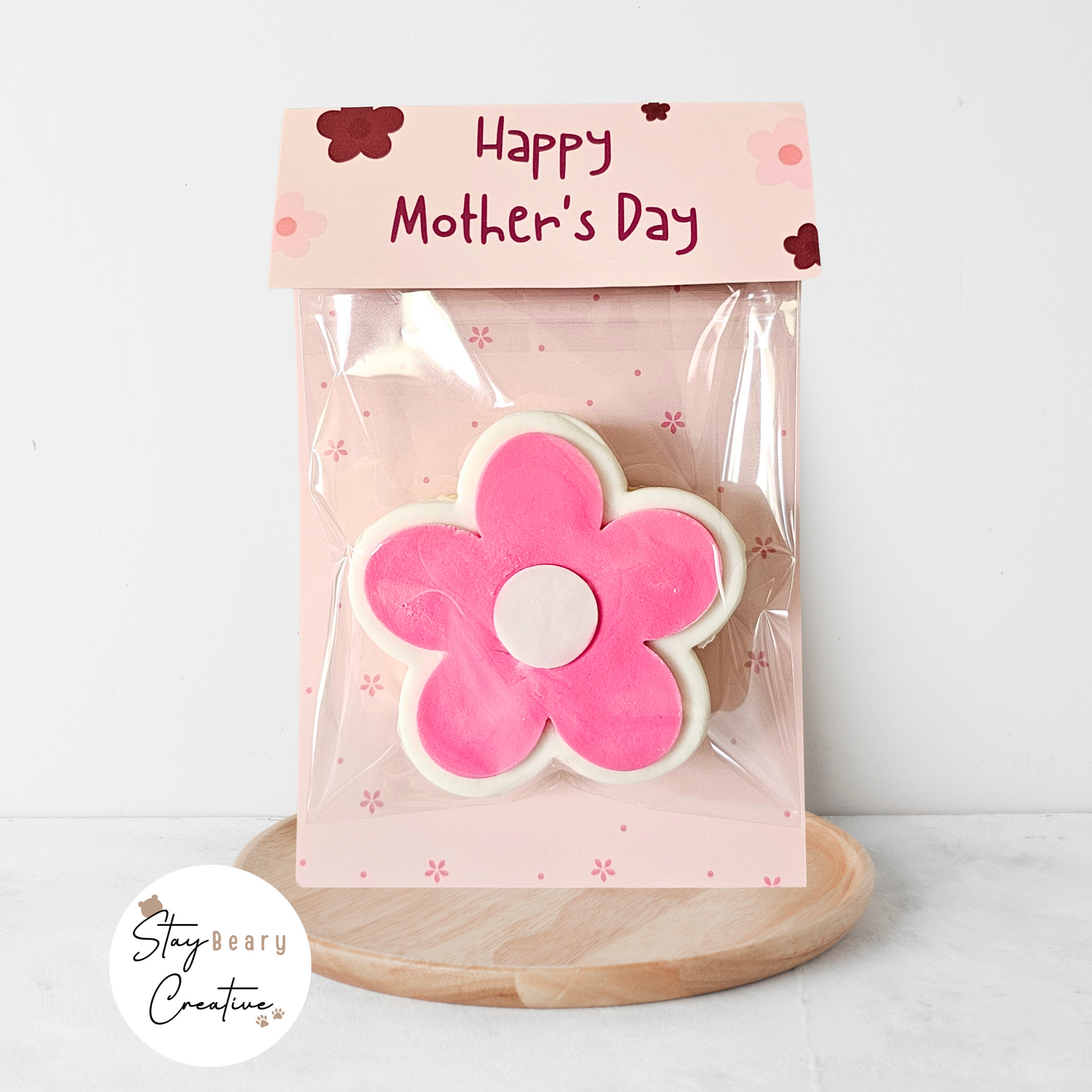 [Food Safe] Happy Mother's Day  - Double Sided Designs - Folded Bag Toppers - 25 Pack