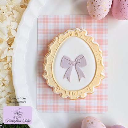 [Food Safe] Pink or Orange Tartan - Double Sided Designs - Backing Cards - 25 Pack