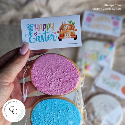 [Food Safe] Happy Easter - Double Sided Designs - Mini Bag Toppers - 25 Pack