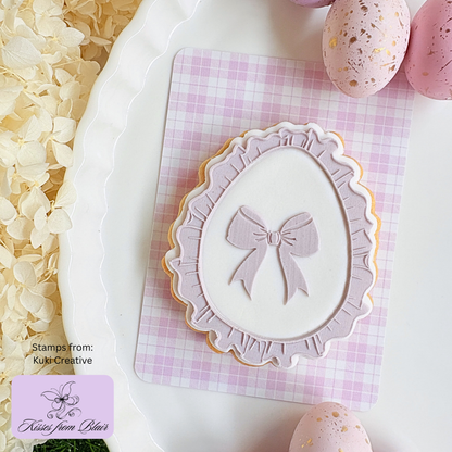 [Food Safe] Pink or Orange Tartan - Double Sided Designs - Backing Cards - 25 Pack