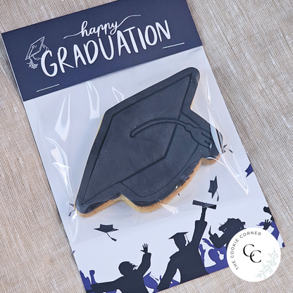 [Food Safe] Graduation - Double Sided Designs - Folded Bag Toppers - 25 Pack