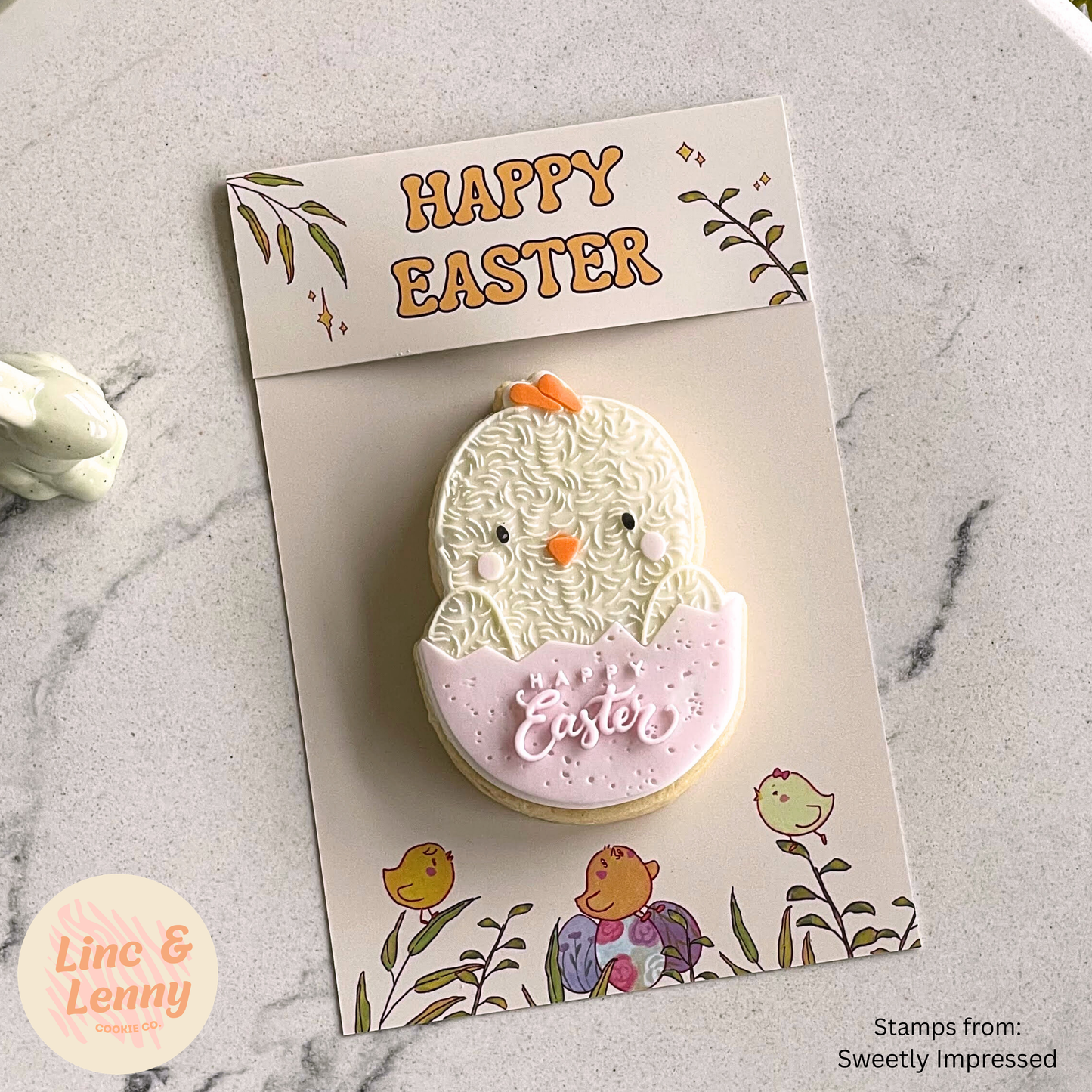 [Food Safe] Easter Eggs or Chicks - Double Sided Designs - Folded Bag Toppers - 25 Pack