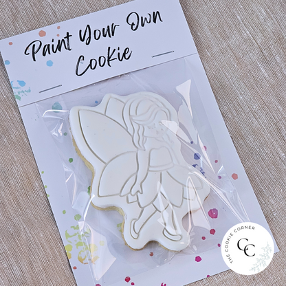 [Food Safe] Paint Your Own - Rainbow Splatter - Double Sided Designs - Folded Bag Toppers - 25 Pack