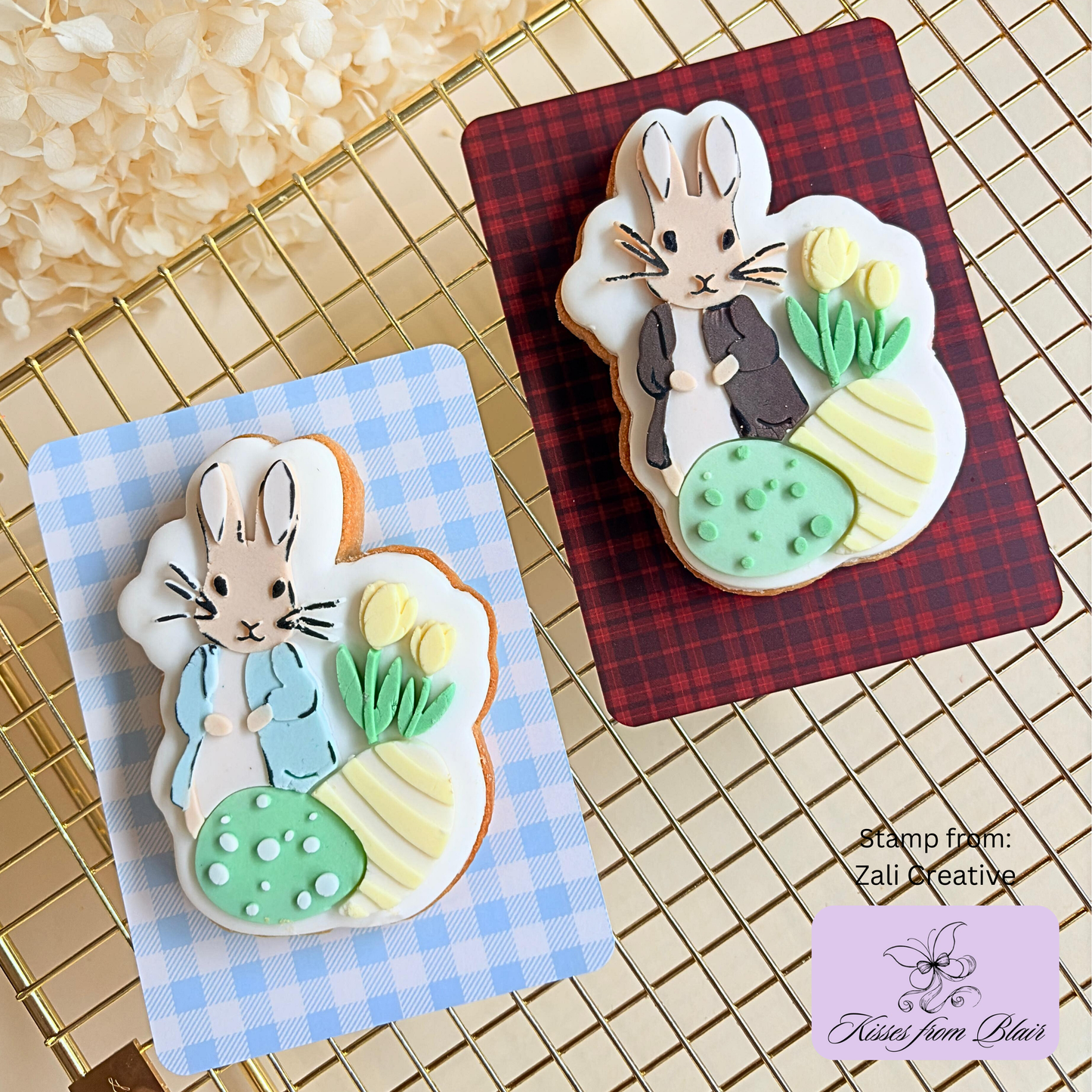 [Food Safe] Christmas Plaid - Double Sided Designs - Backing Cards - 25 Pack