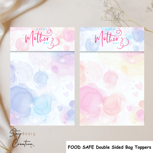 [Printing Samples] Happy Mother's Day - Folded Bag Toppers - 25 Pack