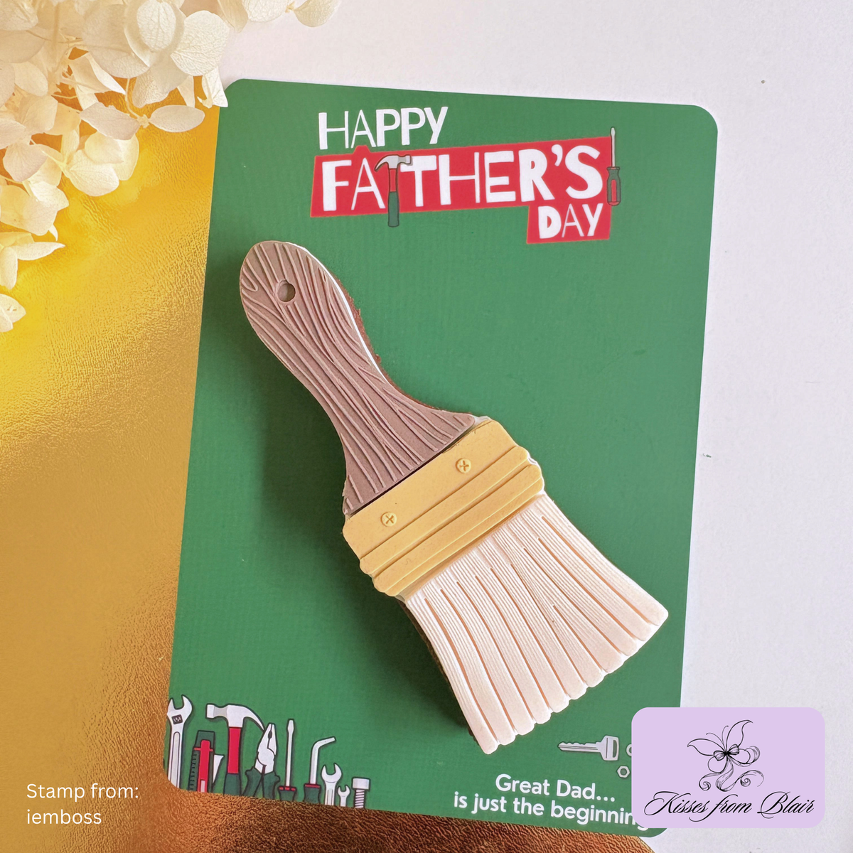 [Food Safe] Bunning's Father's Day - Vertical Cookie Cards - 25 Pack