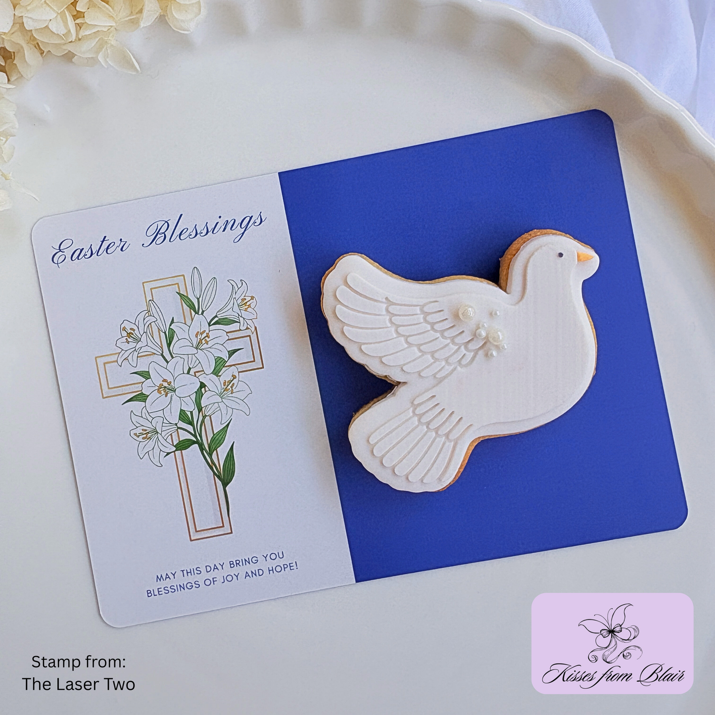 [Food Safe] Easter Blessings - Double Sided Designs - Horizontal Cookie Cards - 25 Pack