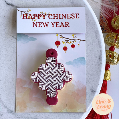 [Food Safe] Happy Chinese New Year - Double Sided Designs - Folded Bag Top pers - 25 Pack