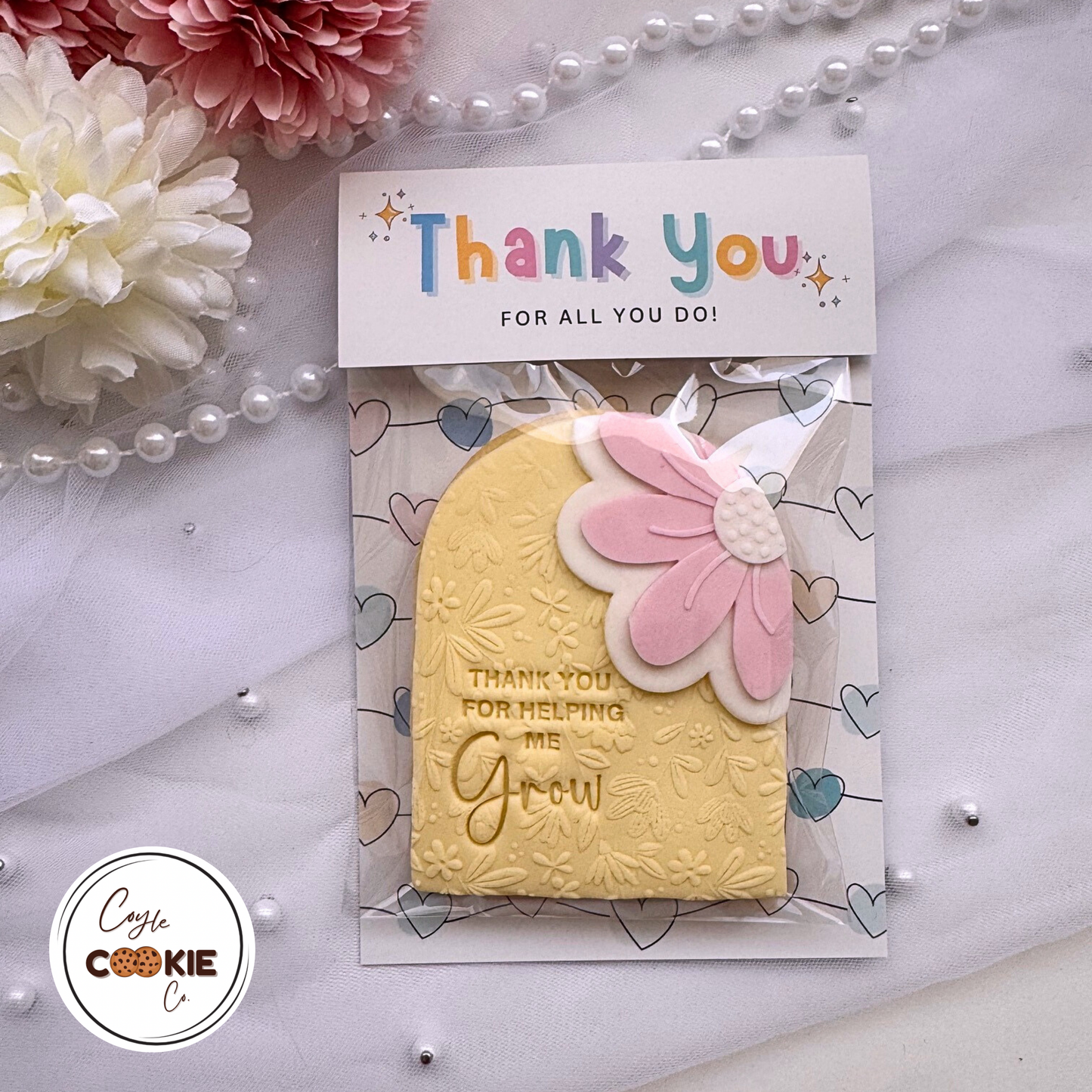 [Food Safe] Thank You For All You Do - Double Sided Designs - Folded Bag Toppers - 25 Pack
