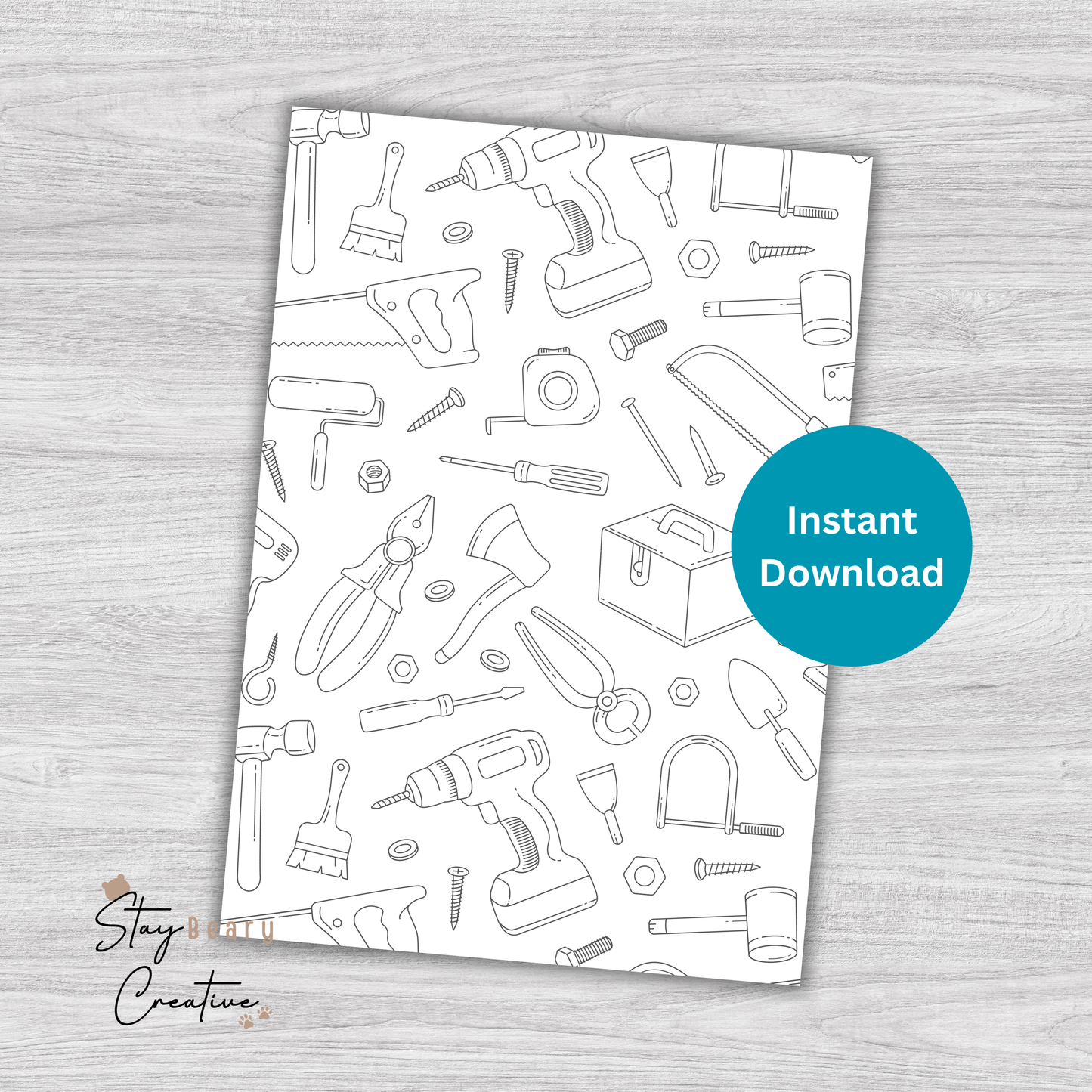 [DIGITAL] Father's Day - Have A Tool-Rific Father's Day - Cookie Cards - 10.5cm x 15cm - A6/Post Card