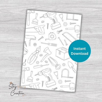 [DIGITAL] Father's Day - Have A Tool-Rific Father's Day - Cookie Cards - 10.5cm x 15cm - A6/Post Card
