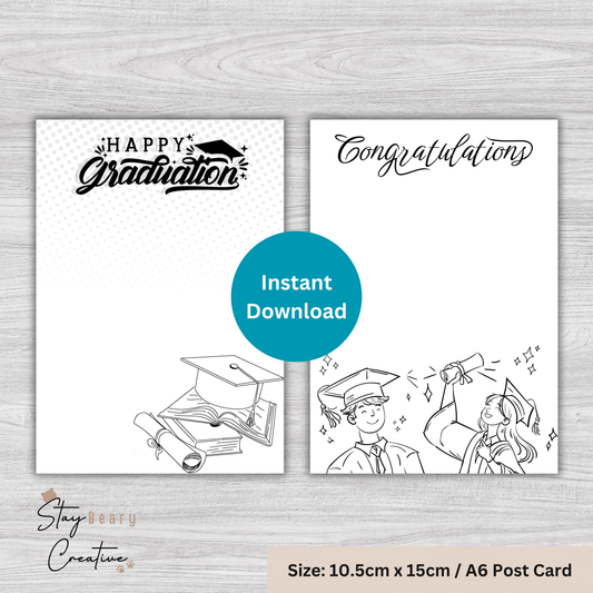 [DIGITAL] Graduation - Congratulation - Cookie Cards - 10.5cm x 15cm - A6/Post Card