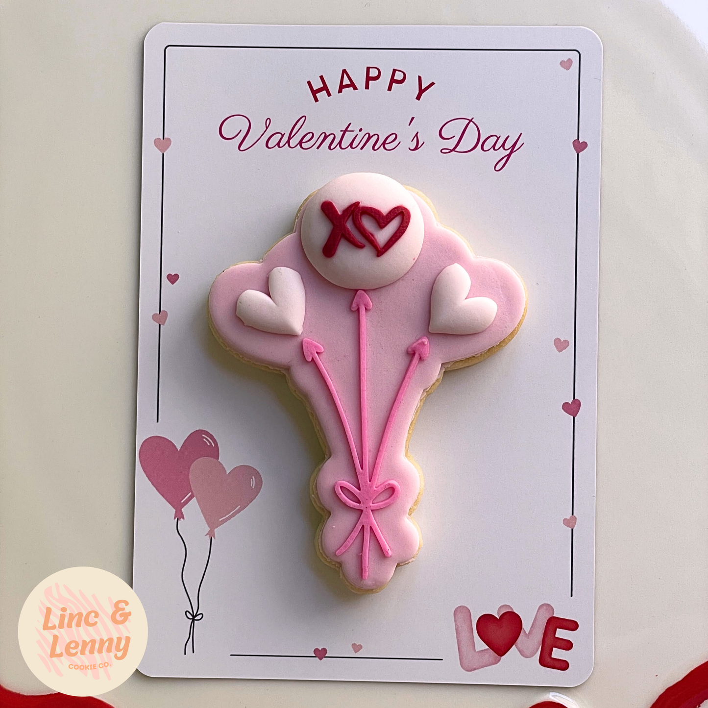 [Food Safe] Will You Be My Valentine? - Happy Valentine's Day - Double Sided Designs - Vertical Cookie Cards - 25 Pack