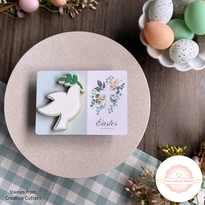 [Food Safe] Easter Blessings - Double Sided Designs - Horizontal Cookie Cards - 25 Pack