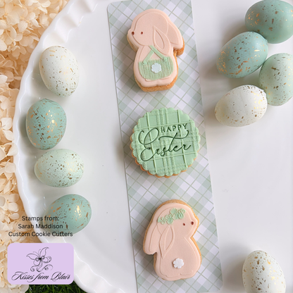 [Food Safe] Easter Carrots or Green Tartan - Double Sided Designs - Backing Cards - 25 Pack