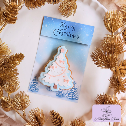 [Food Safe] Winter Forest - Double Sided Designs - Folded Bag Top pers - 25 Pack