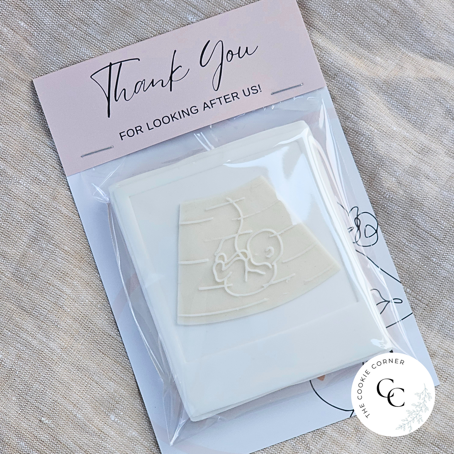 [Food Safe] Thank You - Midwife - Double Sided Designs - Folded Bag Toppers - 25 Pack