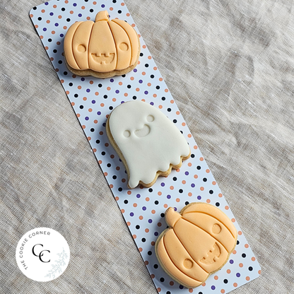 [Food Safe] Spider Web and Halloween Dots - Double Sided Designs - Backing Cards - 25 Pack