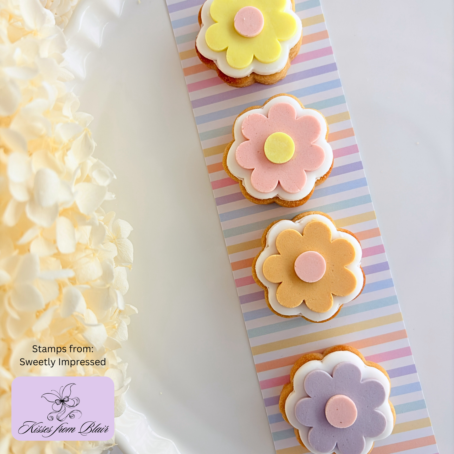 [Food Safe] Pastel Stripes or Dots - Double Sided Designs - Long Backing Cards - 25 Pack