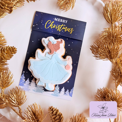 [Food Safe] Winter Forest - Double Sided Designs - Folded Bag Top pers - 25 Pack