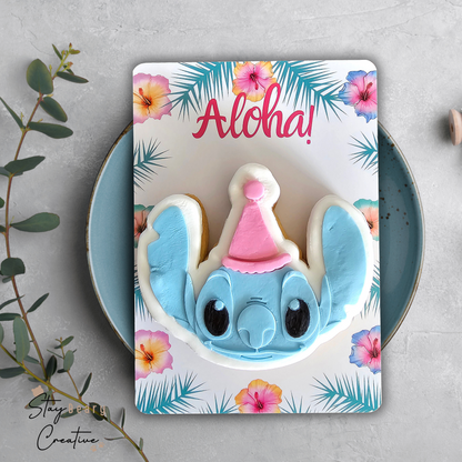 [DIGITAL] Aloha - Happy Birthday - Cookie Cards - 10.5cm x 15cm - A6/Post Card