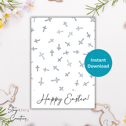 [DIGITAL] Easter Cross - Cookie Cards - 10.5cm x 15cm