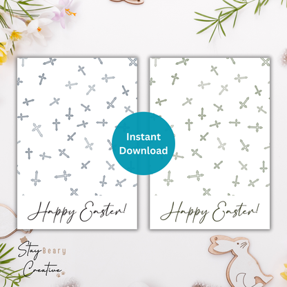 [DIGITAL] Easter Cross - Cookie Cards - 10.5cm x 15cm