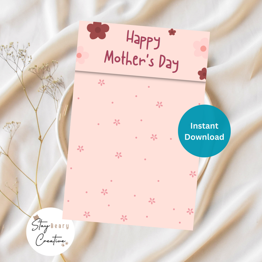 [DIGITAL] Happy Mother's Day #2 - Double Sided Designs - Folded Bag Toppers