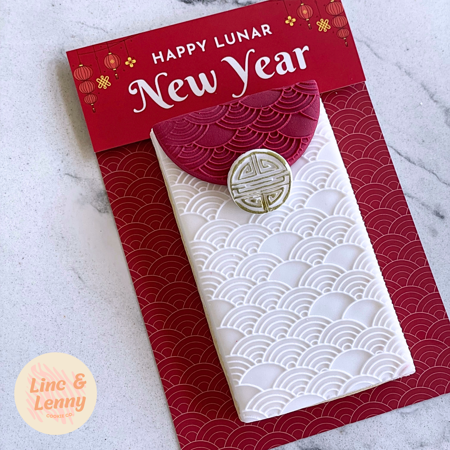 [Food Safe] Happy Chinese New Year - Double Sided Designs - Folded Bag Top pers - 25 Pack