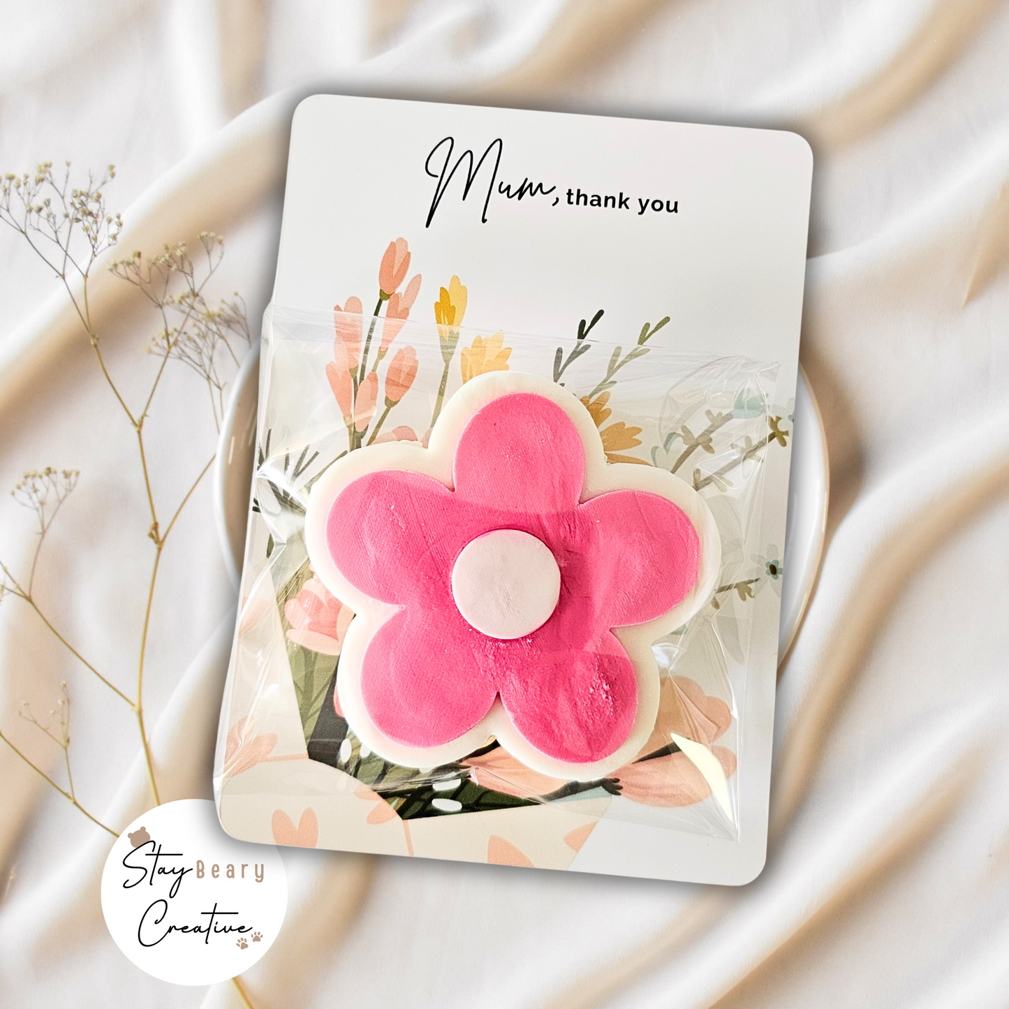 [DIGITAL] Mother's Day - If Mums Were Flowers I'd Pick You - Thank You - Cookie Cards - 10.5cm x 15cm