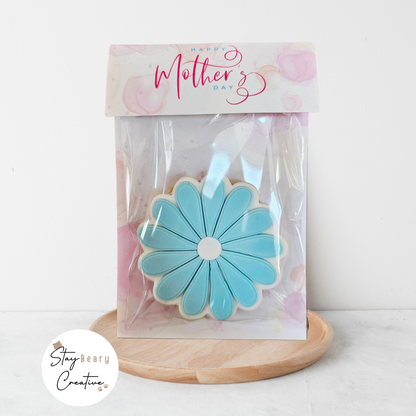 [Food Safe] Happy Mother's Day - Pink or Blue - Double Sided Designs - Folded Bag Toppers - 25 Pack